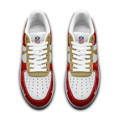Footwearstorm San Francisco 49ers Low-Top Sneakers Shoes For Men And Women 2808302