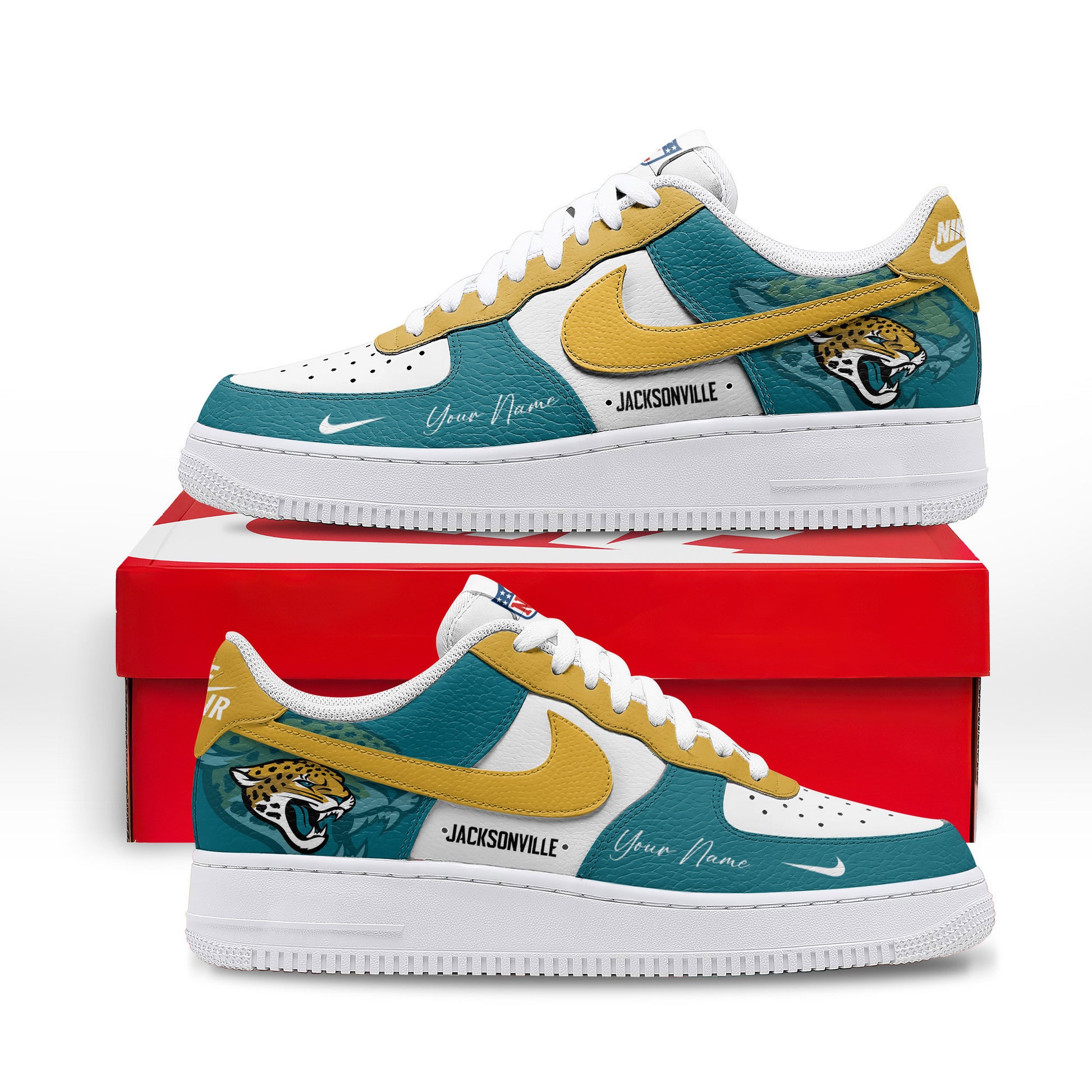 Footwearstorm Jacksonville Jaguars Low-Top Sneakers Shoes For Men And Women 2808276