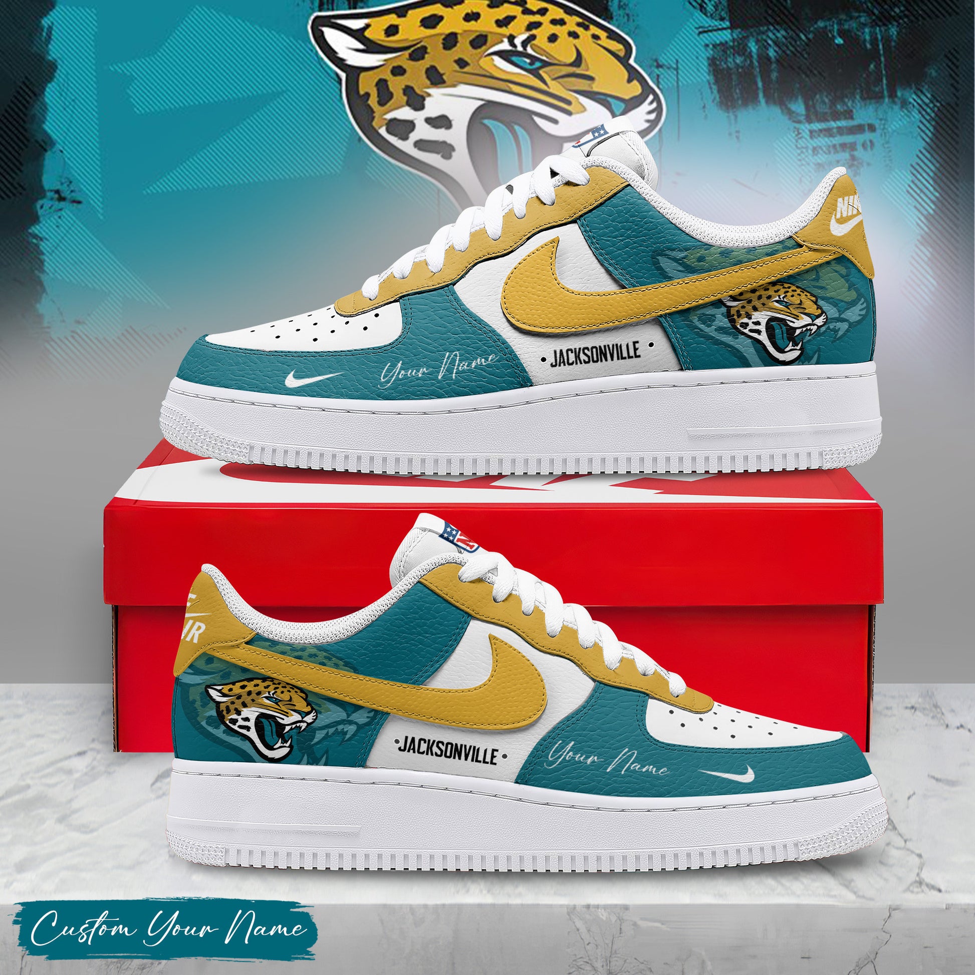 Footwearstorm Jacksonville Jaguars Low-Top Sneakers Shoes For Men And Women 2808276