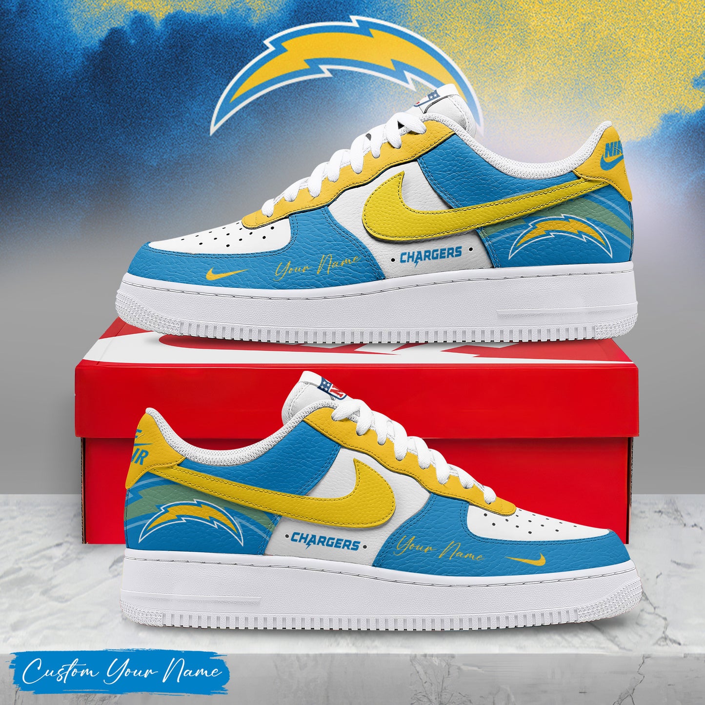 Footwearstorm Los Angeles Chargers Low-Top Sneakers Shoes For Men And Women 2808313