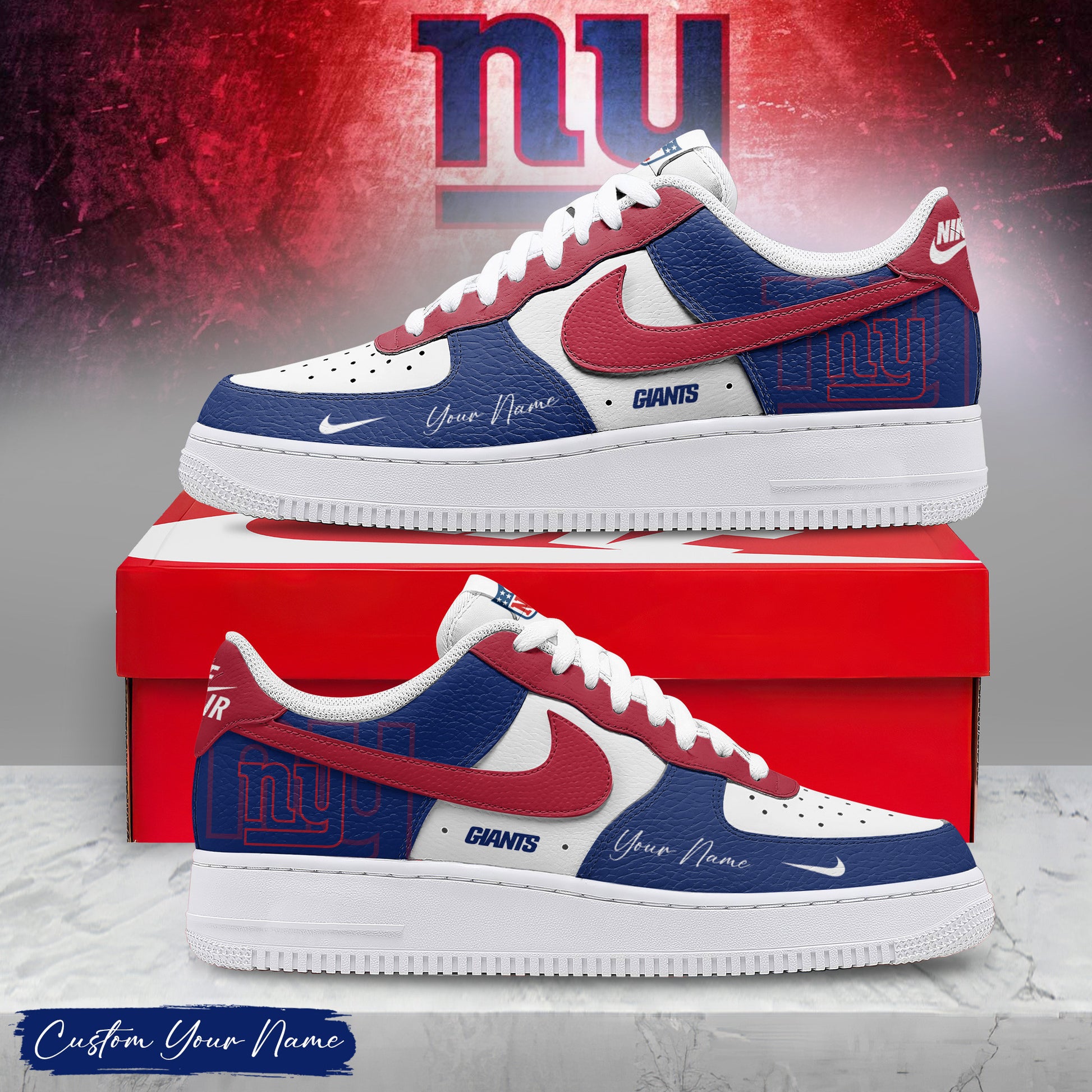 Footwearstorm New York Giants Low-Top Sneakers Shoes For Men And Women 2808311