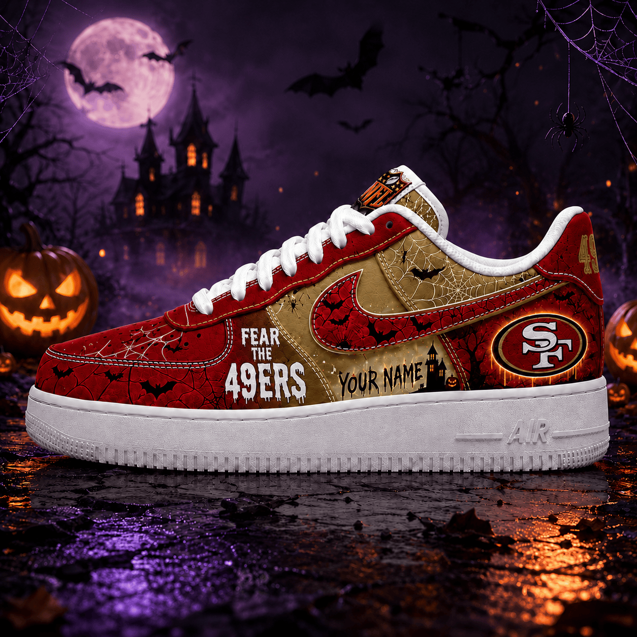Footwearstorm San Francisco 49ers Low-Top Sneakers Shoes For Men And Women 2808177