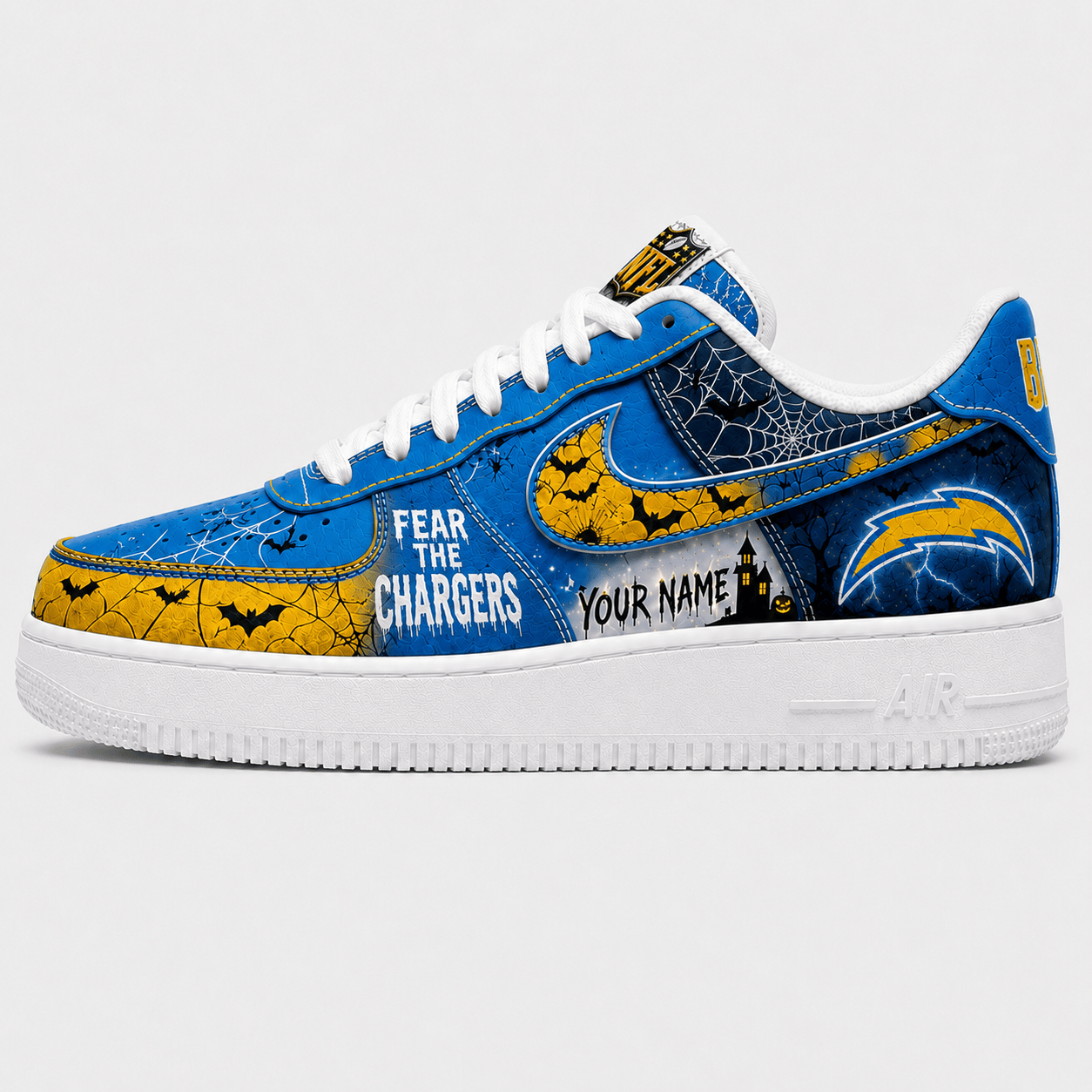 Footwearstorm Los Angeles Chargers Low-Top Sneakers Shoes For Men And Women 2808197