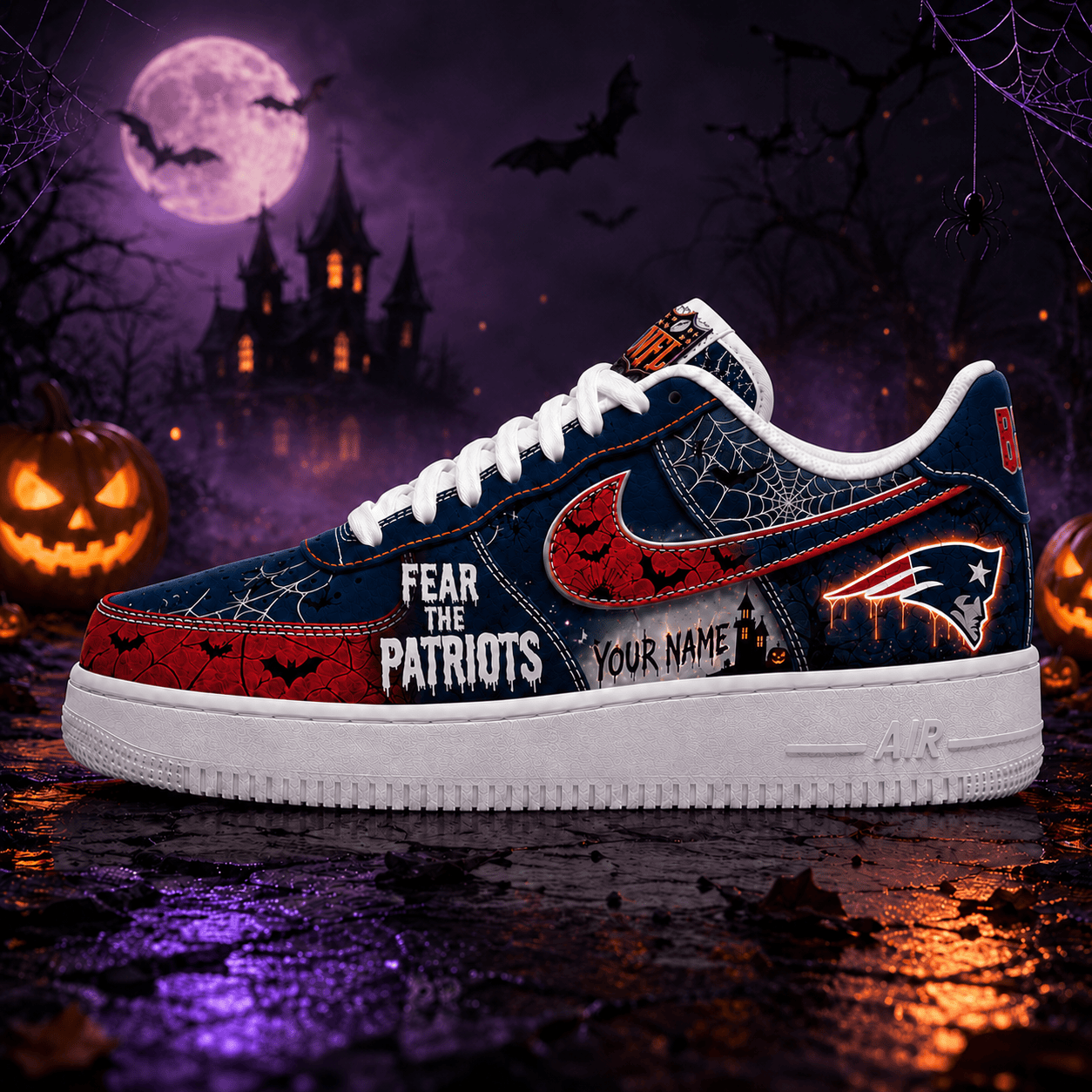 Footwearstorm New England Patriots Low-Top Sneakers Shoes For Men And Women 2808161