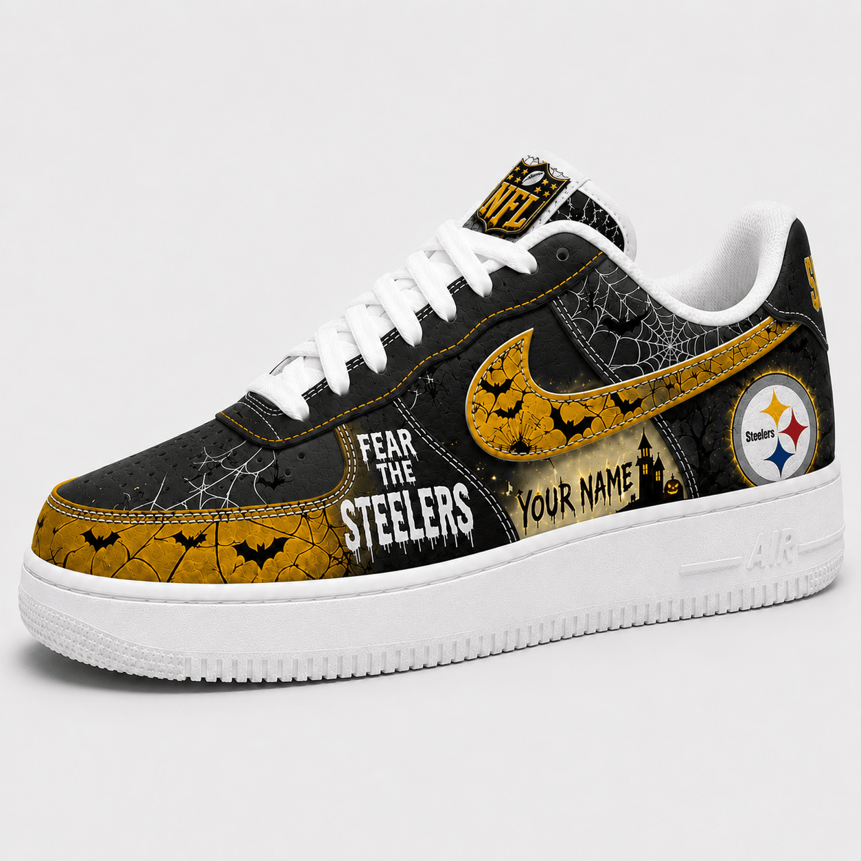 Footwearstorm Pittsburgh Steelers Low-Top Sneakers Shoes For Men And Women 280889