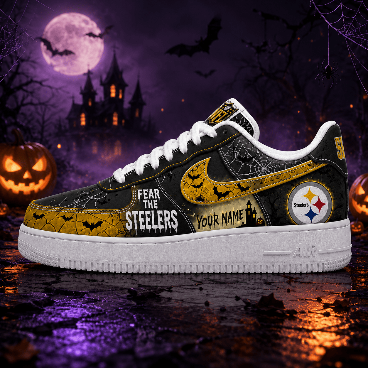 Footwearstorm Pittsburgh Steelers Low-Top Sneakers Shoes For Men And Women 280889