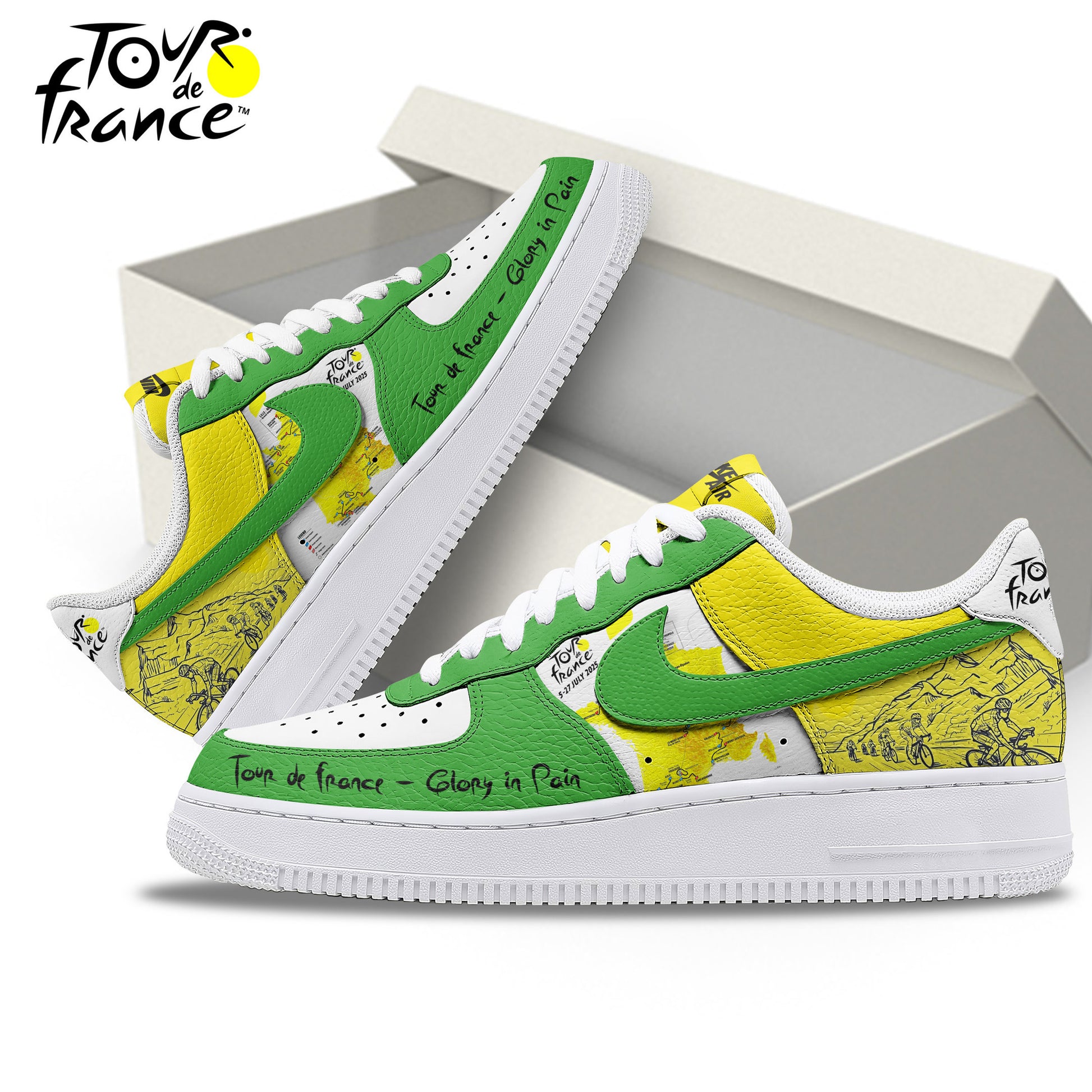 Footwearstorm Tour De France Low-Top Sneakers Shoes For Men And Women 100829