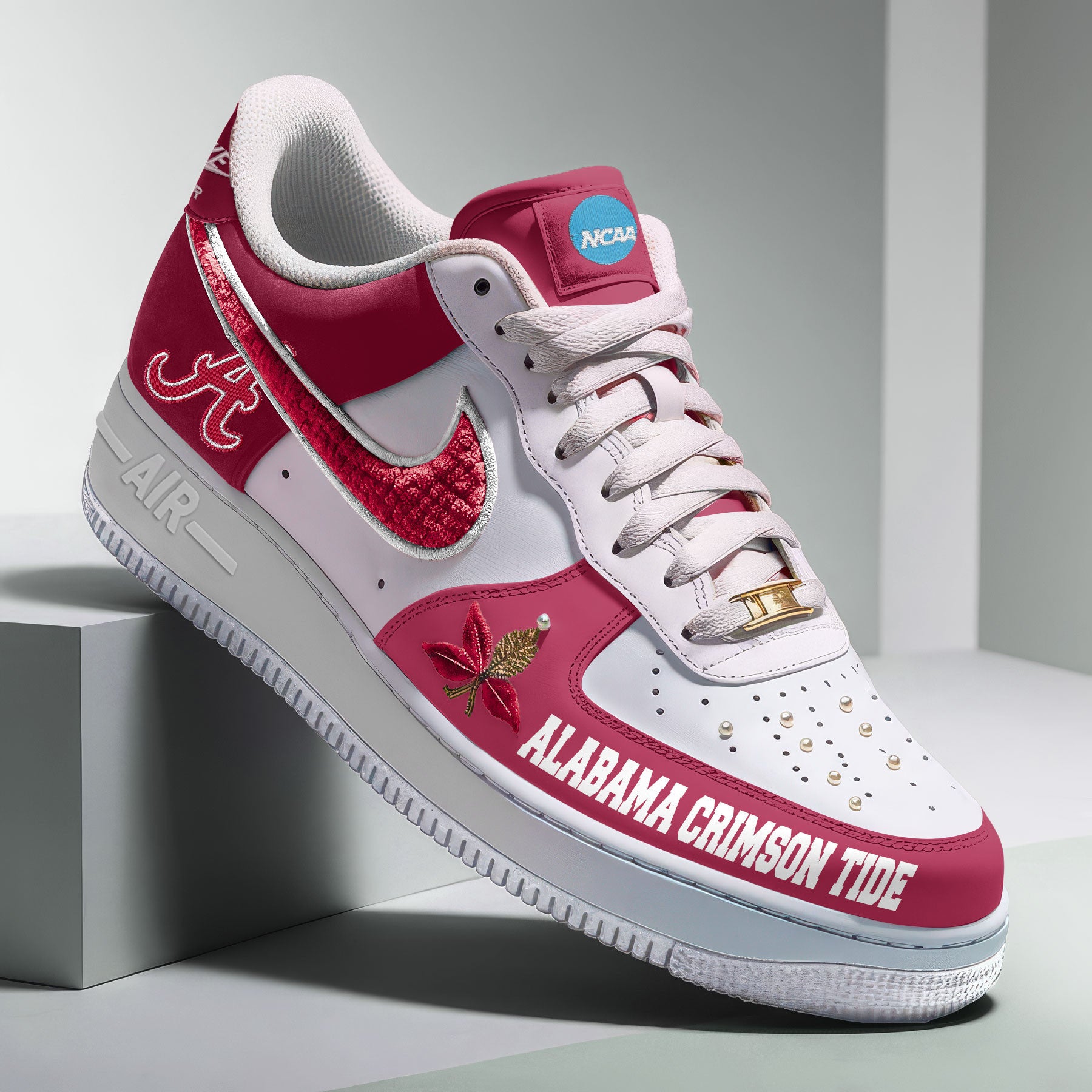 Footwearstorm Alabama Crimson Tide Low-Top Sneakers Shoes For Men And Women 100824