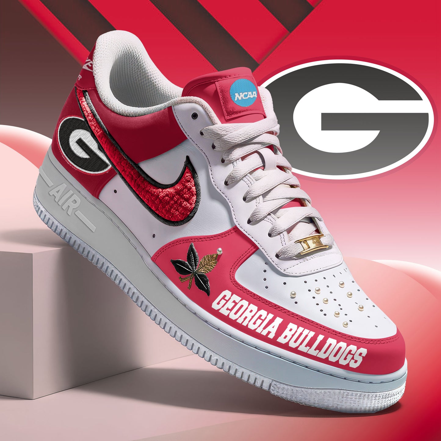 Footwearstorm Georgia Bulldogs Low-Top Sneakers Shoes For Men And Women 100819