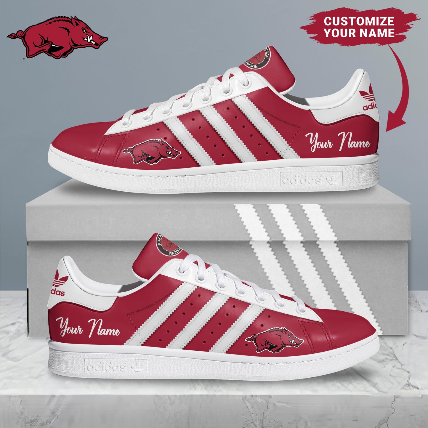 Arkansas Razorbacks Adidas Samba 2026