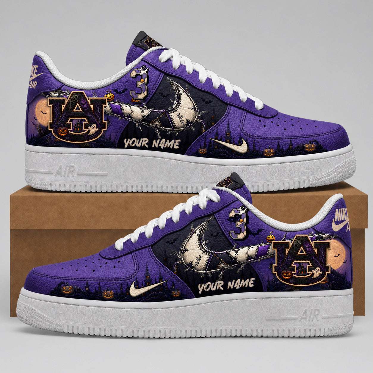 Footwearstorm Auburn Tigers Low-Top Sneakers Shoes For Men And Women 1008105