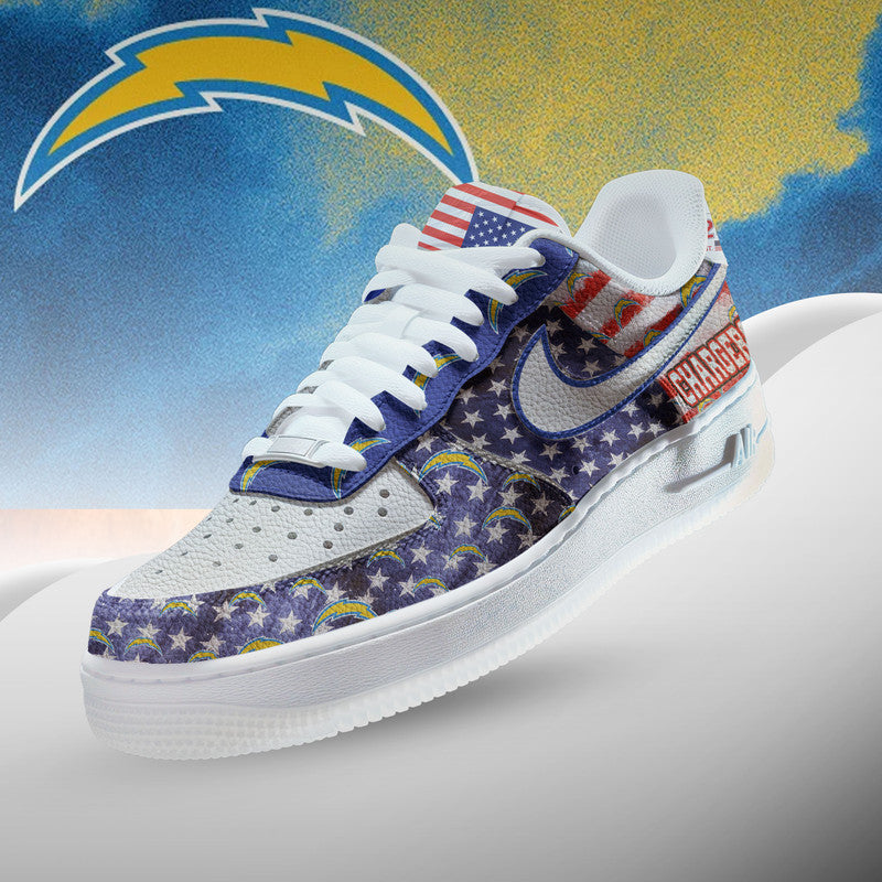Footwearstorm Los Angeles Chargers Low-Top Sneakers Shoes For Men And Women 2808206