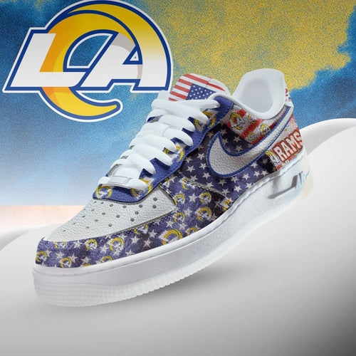 Footwearstorm Los Angeles Rams Low-Top Sneakers Shoes For Men And Women 2808200