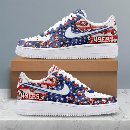 Footwearstorm San Francisco 49ers Low-Top Sneakers Shoes For Men And Women 2808203