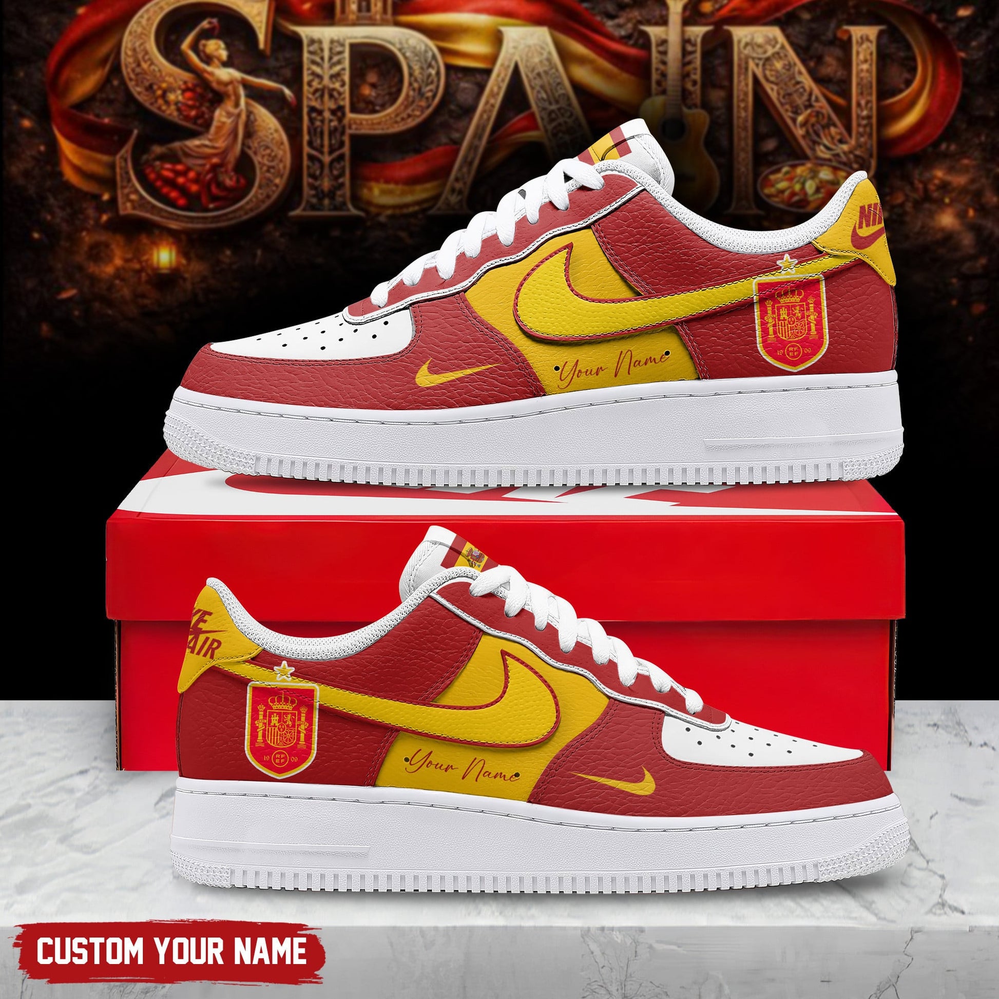 Spain Air Low-Top Sneakers 2026