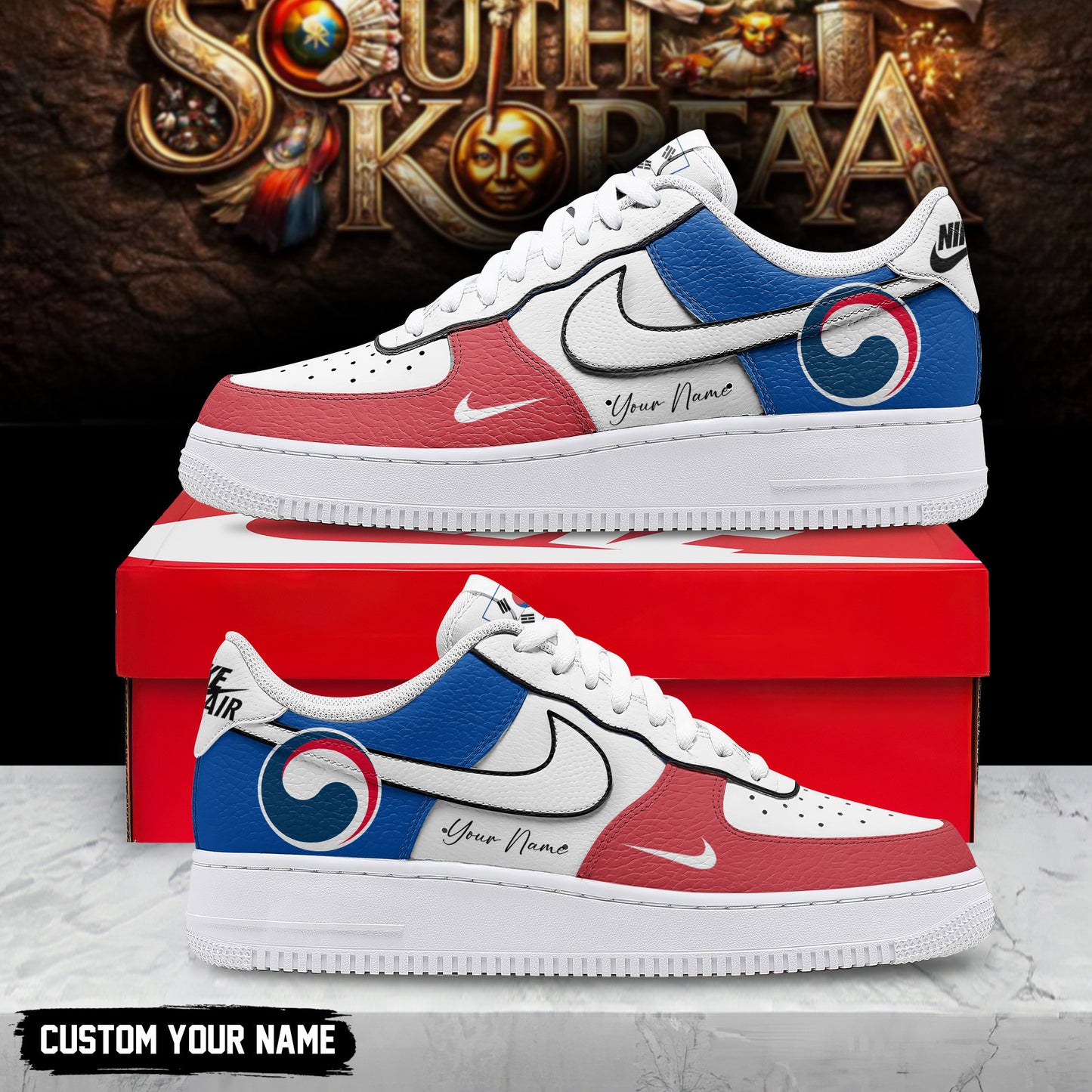 Korea Republic Air Low-Top Sneakers 2026