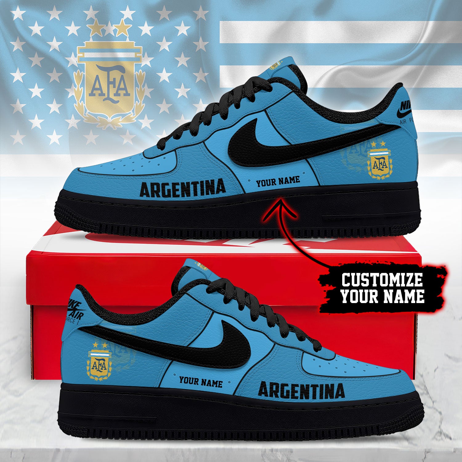 Argentina Air Low-Top Sneakers 2026