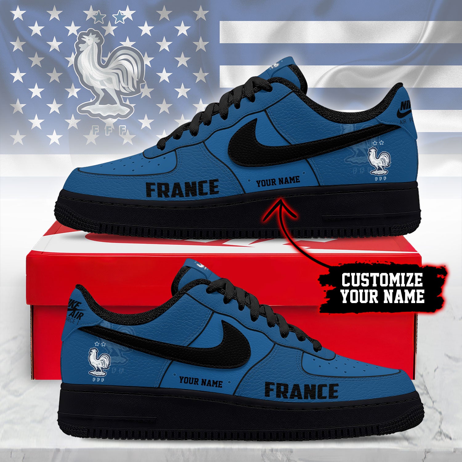 France Air Low-Top Sneakers 2026