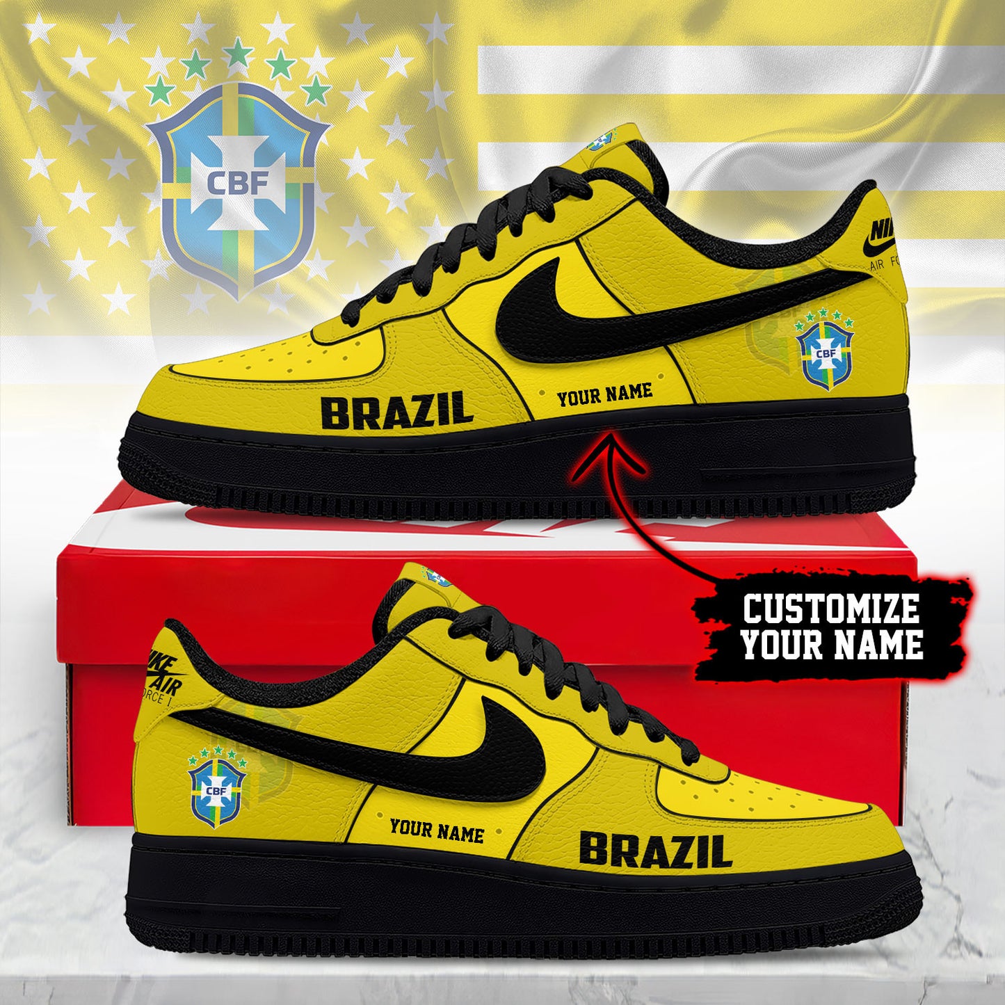 Brazil Air Low-Top Sneakers 2026