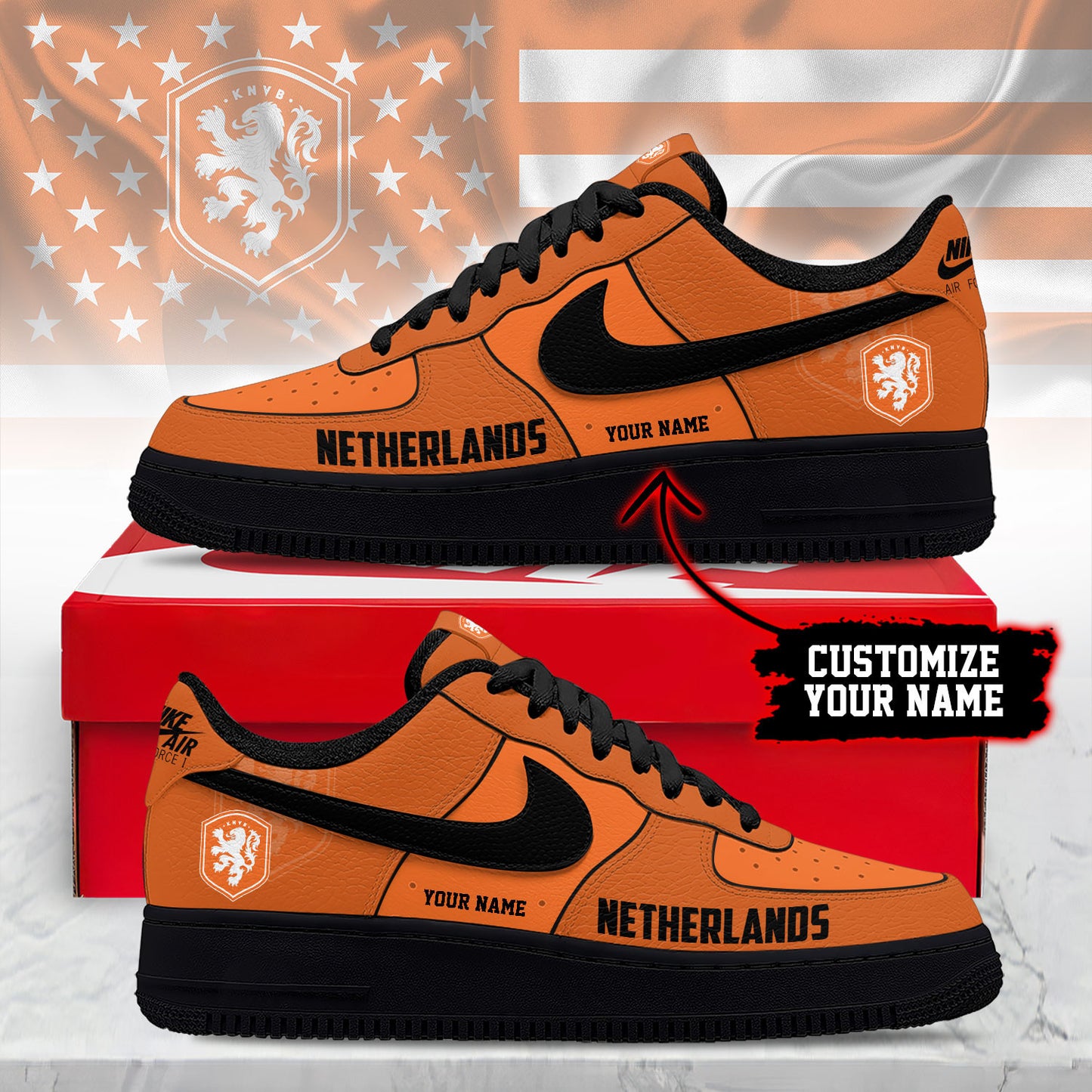 Netherlands Air Low-Top Sneakers 2026