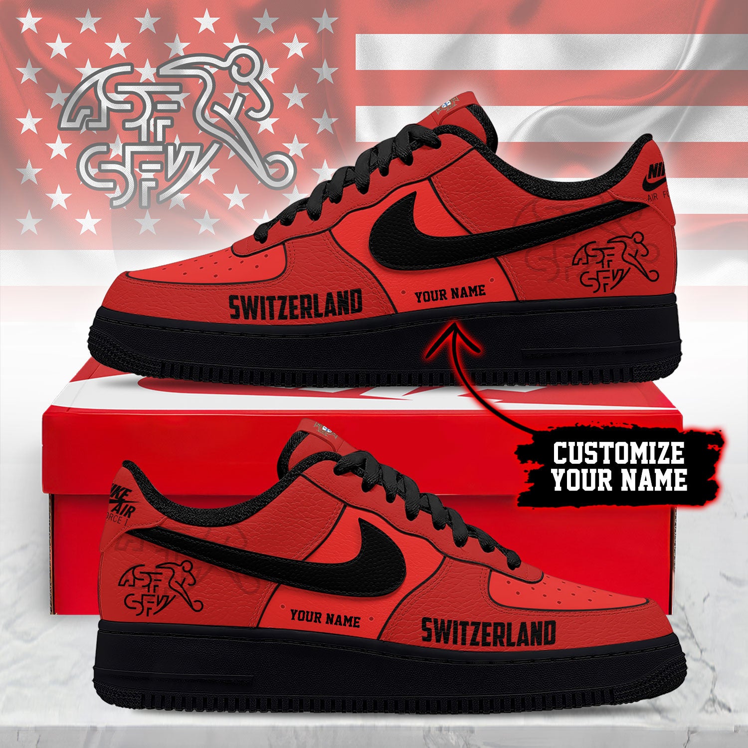 Switzerland Air Low-Top Sneakers 2026