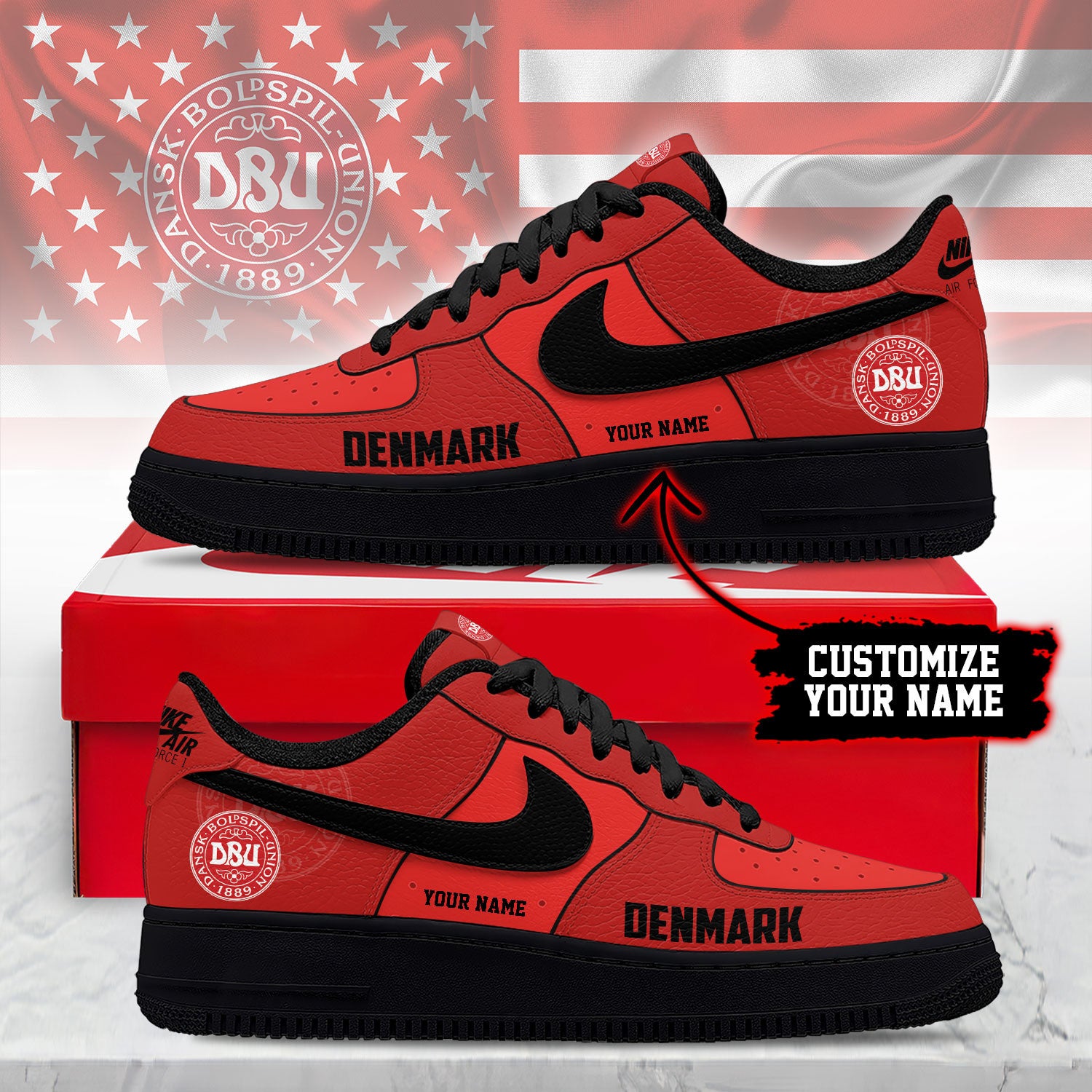 Denmark Air Low-Top Sneakers 2026