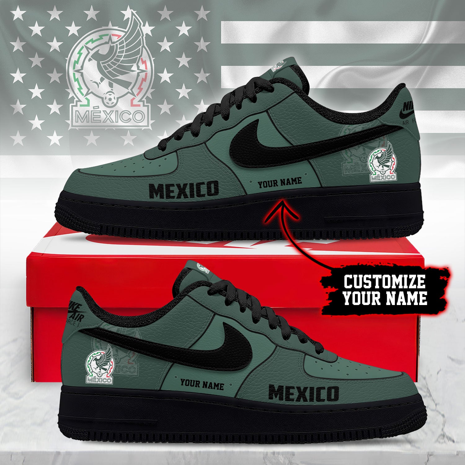 Mexico Air Low-Top Sneakers 2026