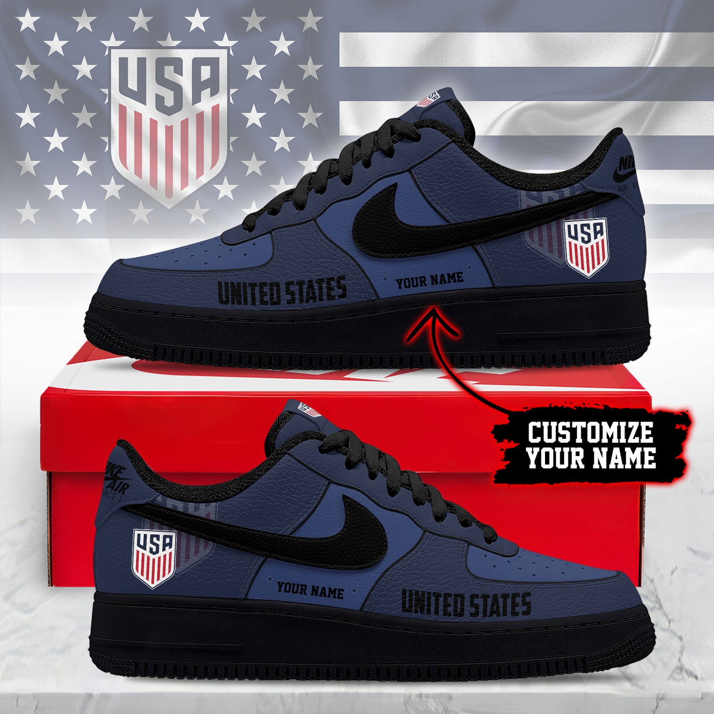 United States Air Low-Top Sneakers 2026