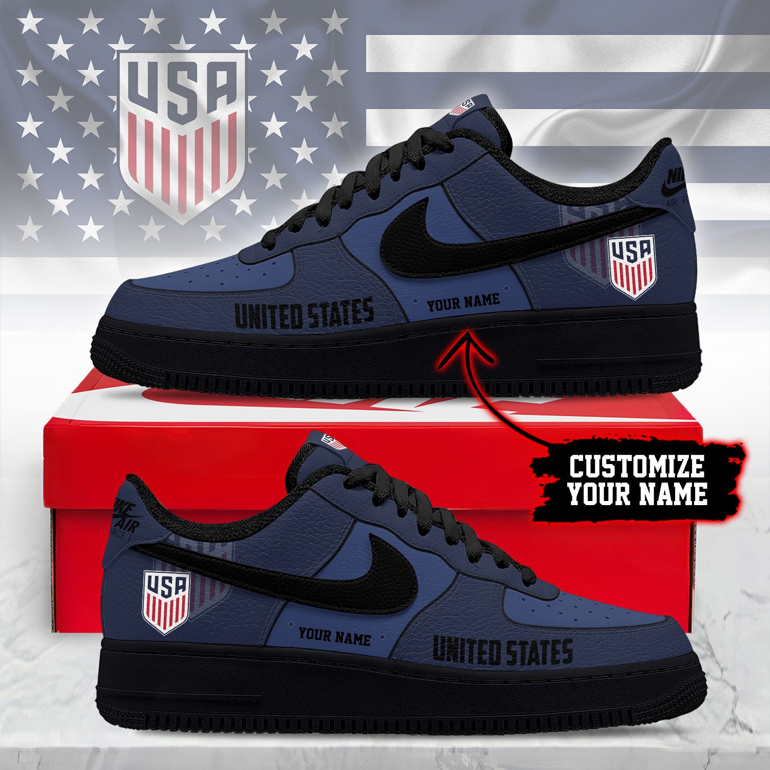United States Air Low-Top Sneakers 2026