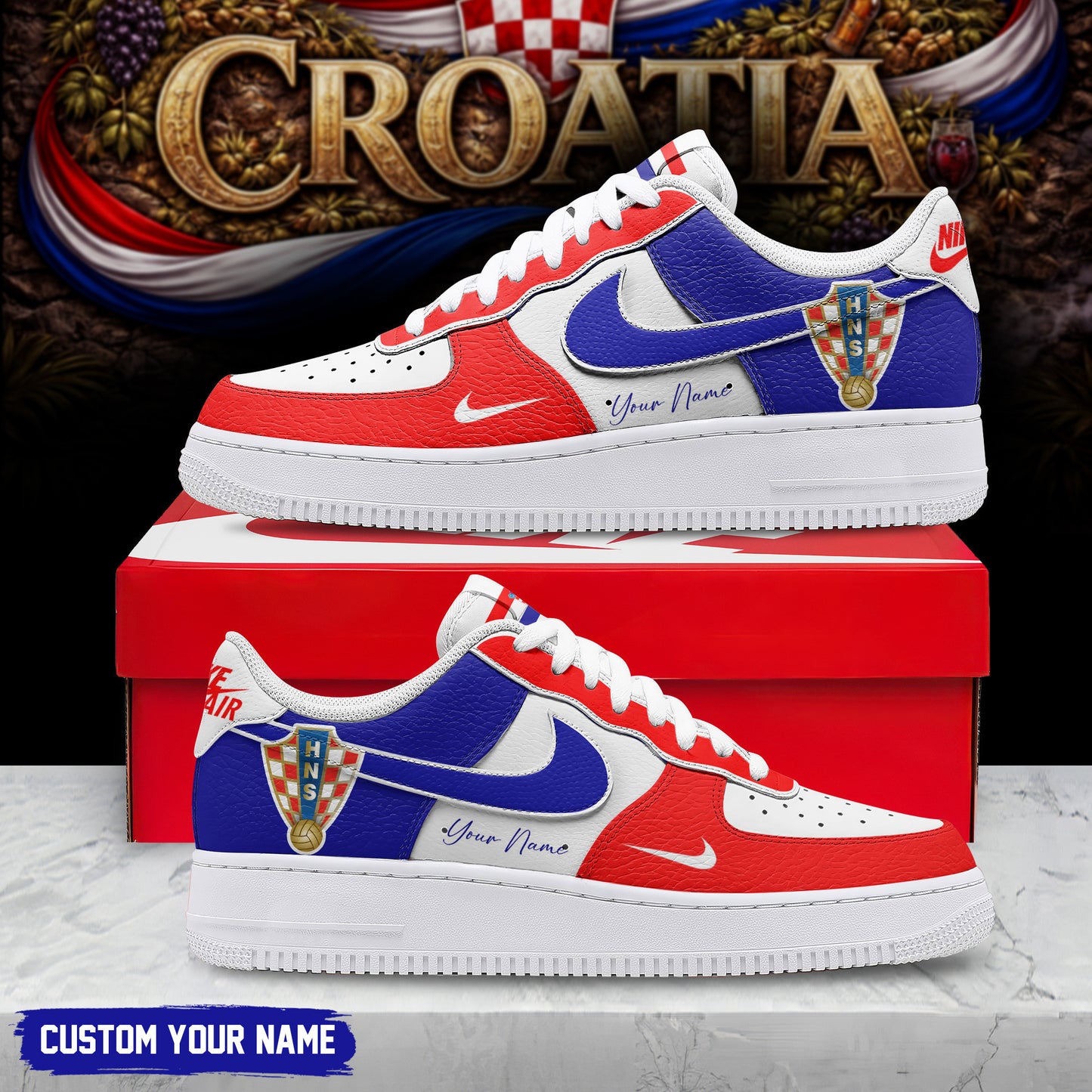 Croatia Air Low-Top Sneakers 2026