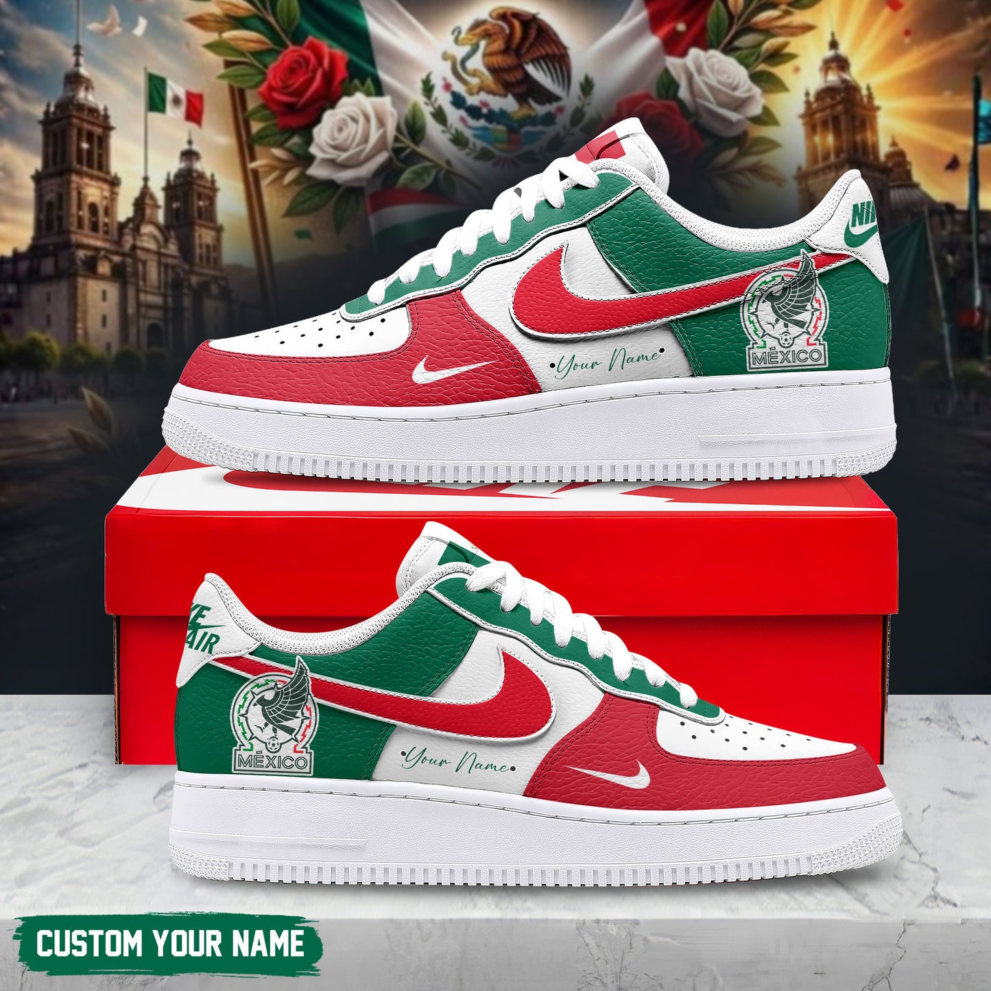 Mexico Air Low-Top Sneakers 2026