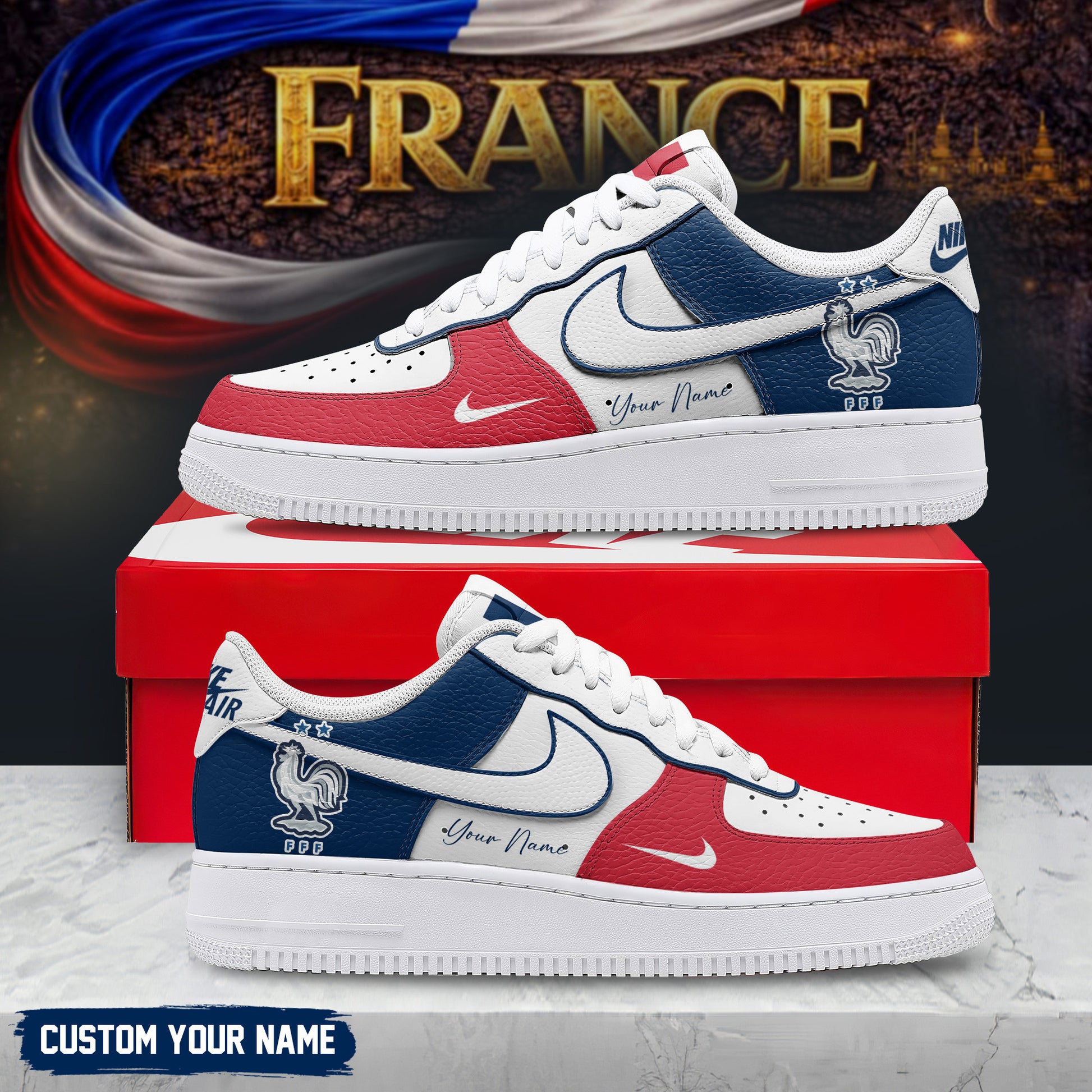 France Air Low-Top Sneakers 2026