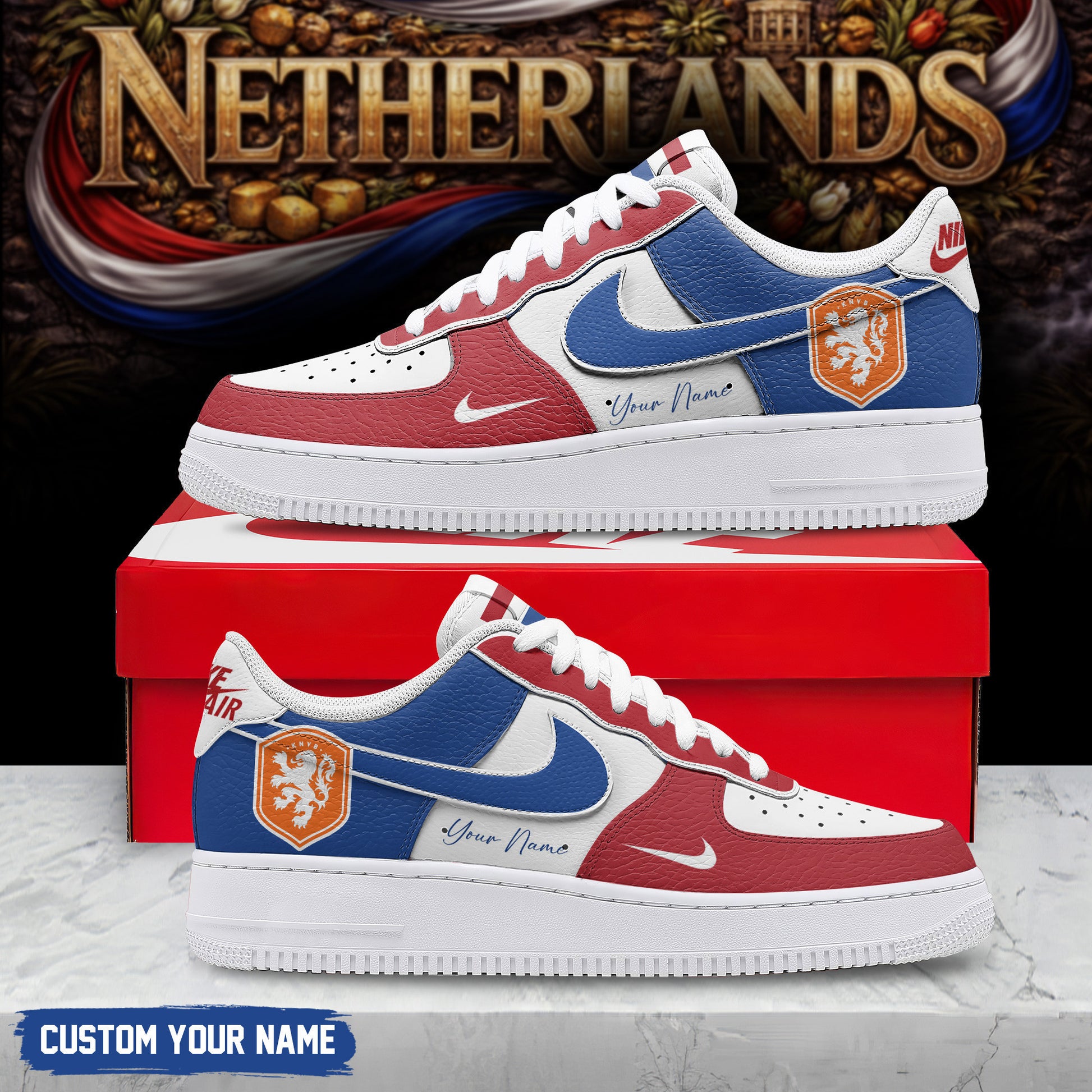 Netherlands Air Low-Top Sneakers 2026
