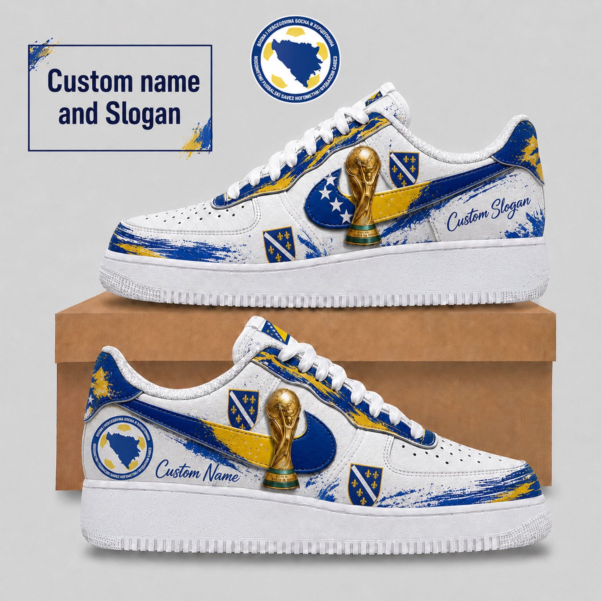 Bosnia & Herzegovina Air Low-Top Sneakers 2026