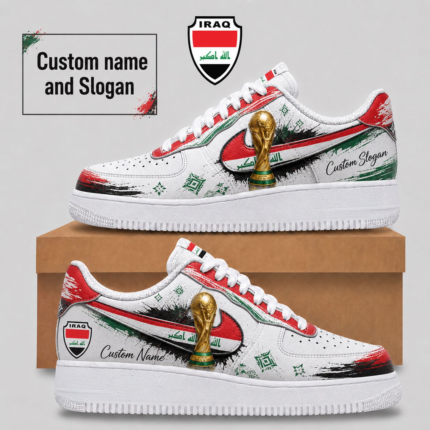 Iraq Air Low-Top Sneakers 2026