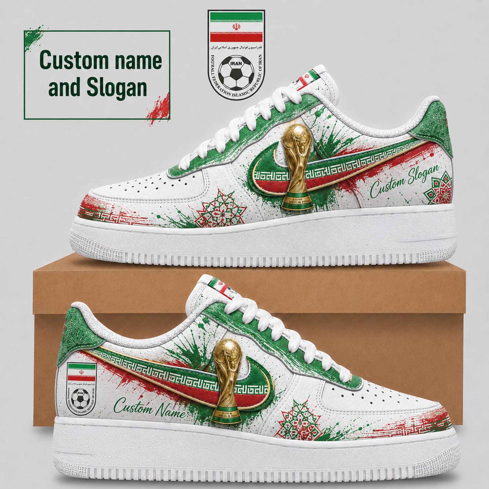 Iran Air Low-Top Sneakers 2026