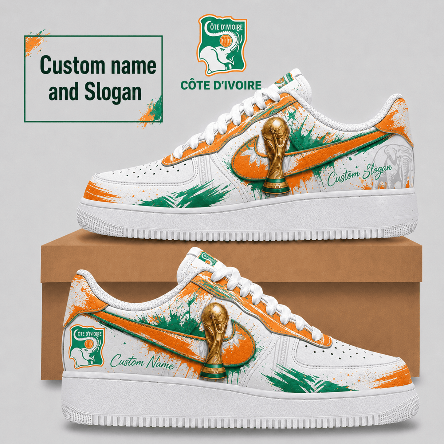 Ivory Coast Air Low-Top Sneakers 2026