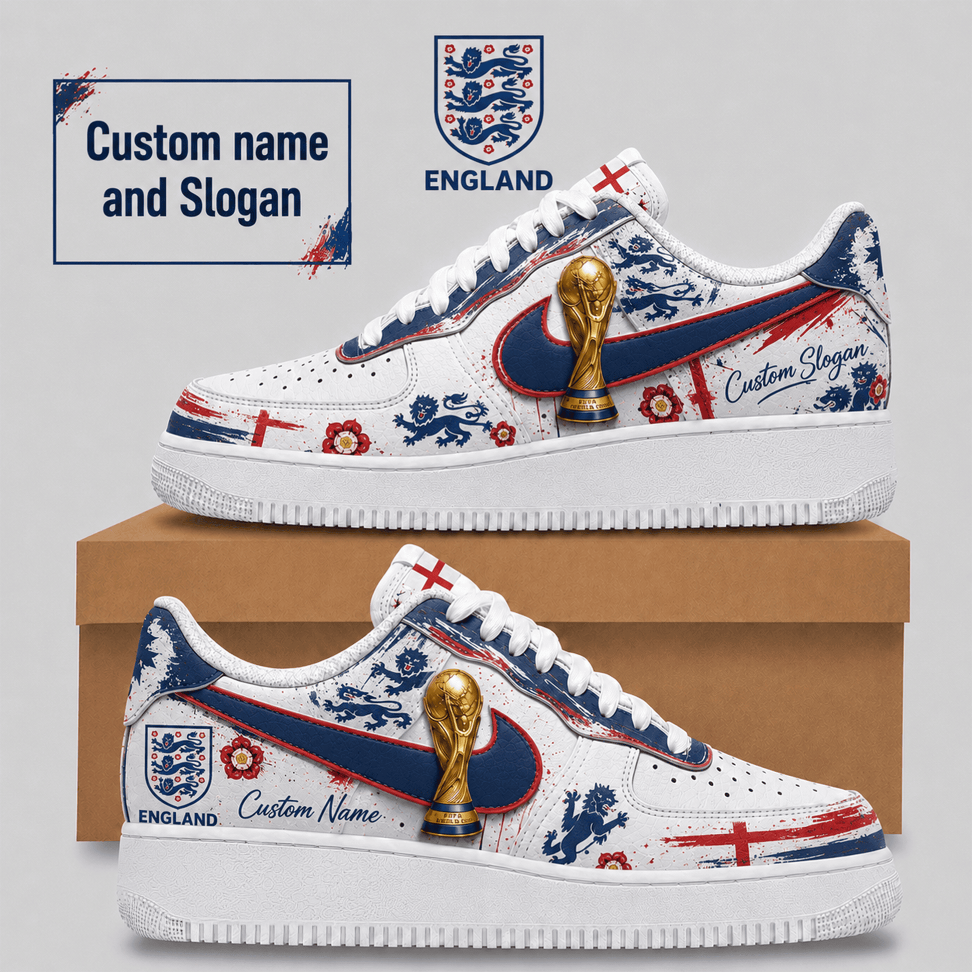 England Air Low-Top Sneakers 2026