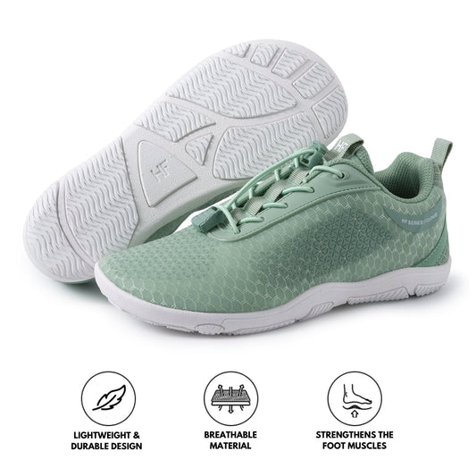 HF Series x Cloud – Ergonomic &amp; Supportive Barefoot Hike Footwear - Green