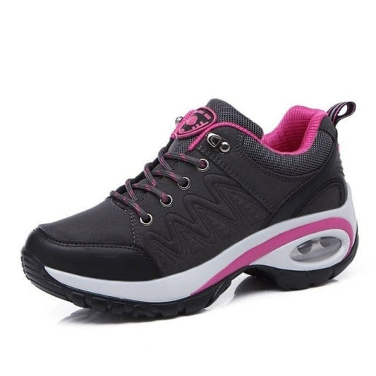 Hiking Delta Orthotic Shoes - Grey Pink