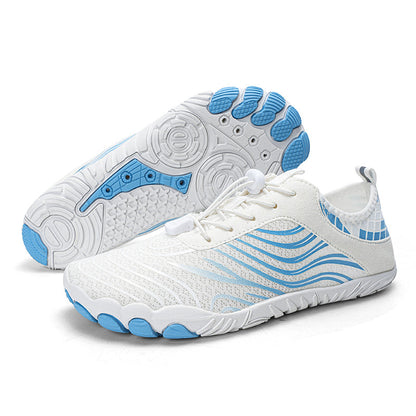 Lorax Pro 2.0 Healthy &amp; Non-Slip barefoot Orthotic Shoes - White Blue