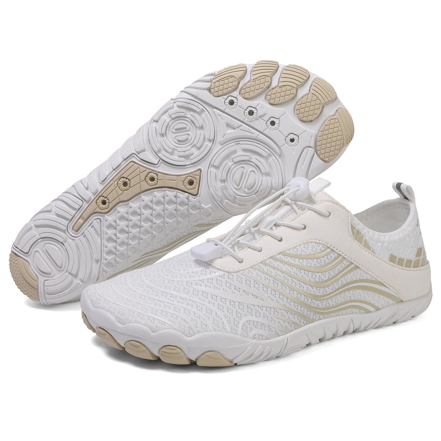 Lorax Pro 2.0 Healthy &amp; Non-Slip barefoot Orthotic Shoes - White Gold