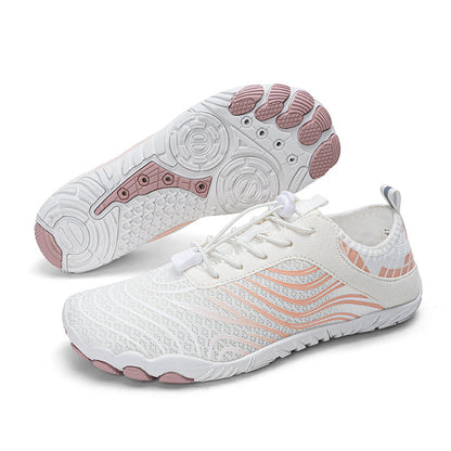 Lorax Pro 2.0 Healthy &amp; Non-Slip barefoot Orthotic Shoes - White Pink