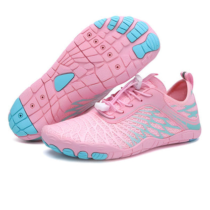 Lorax Pro Healthy &amp; Non-Slip barefoot Orthotic Shoes - Blue Pink