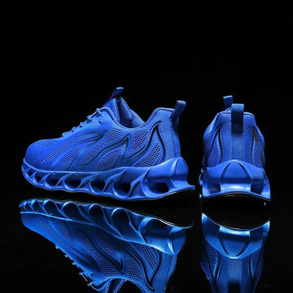 Men Orthopedic Shoes Walking Running Shoes - Blue