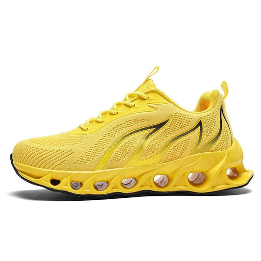 Men Orthopedic Shoes Walking Running Shoes - Yellow