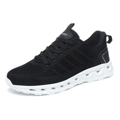 Men's Orthopedic Shoes Walking Athletic Sneakers - Black White