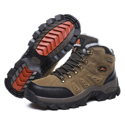 Montana Mountains Men's Hiking Boots Orthotic Shoes - Brown