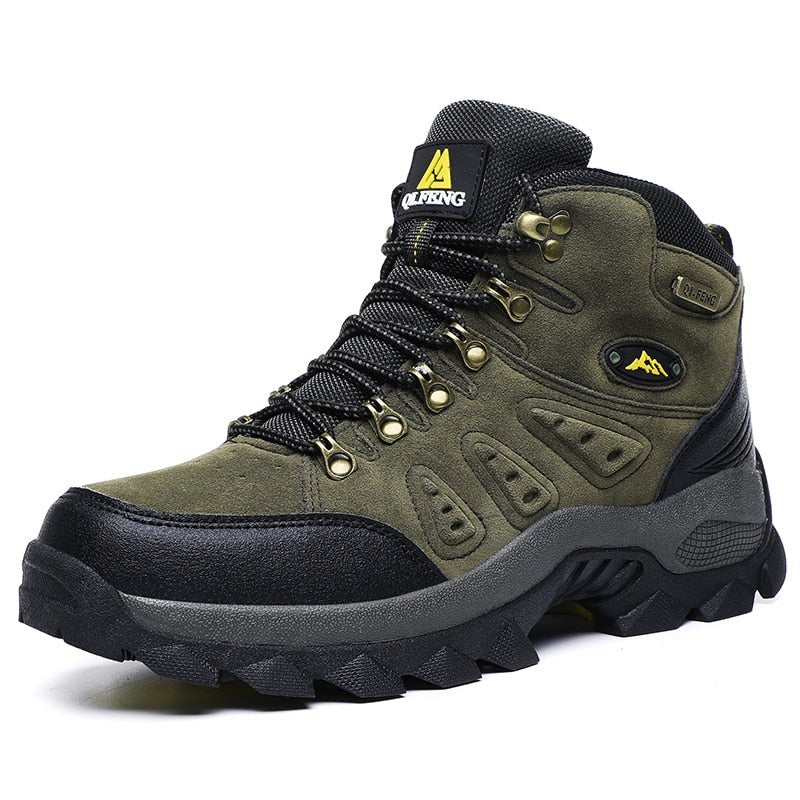 Montana Mountains Men's Hiking Boots Orthotic Shoes - Green