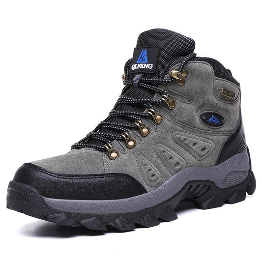 Montana Mountains Men's Hiking Boots Orthotic Shoes - Grey